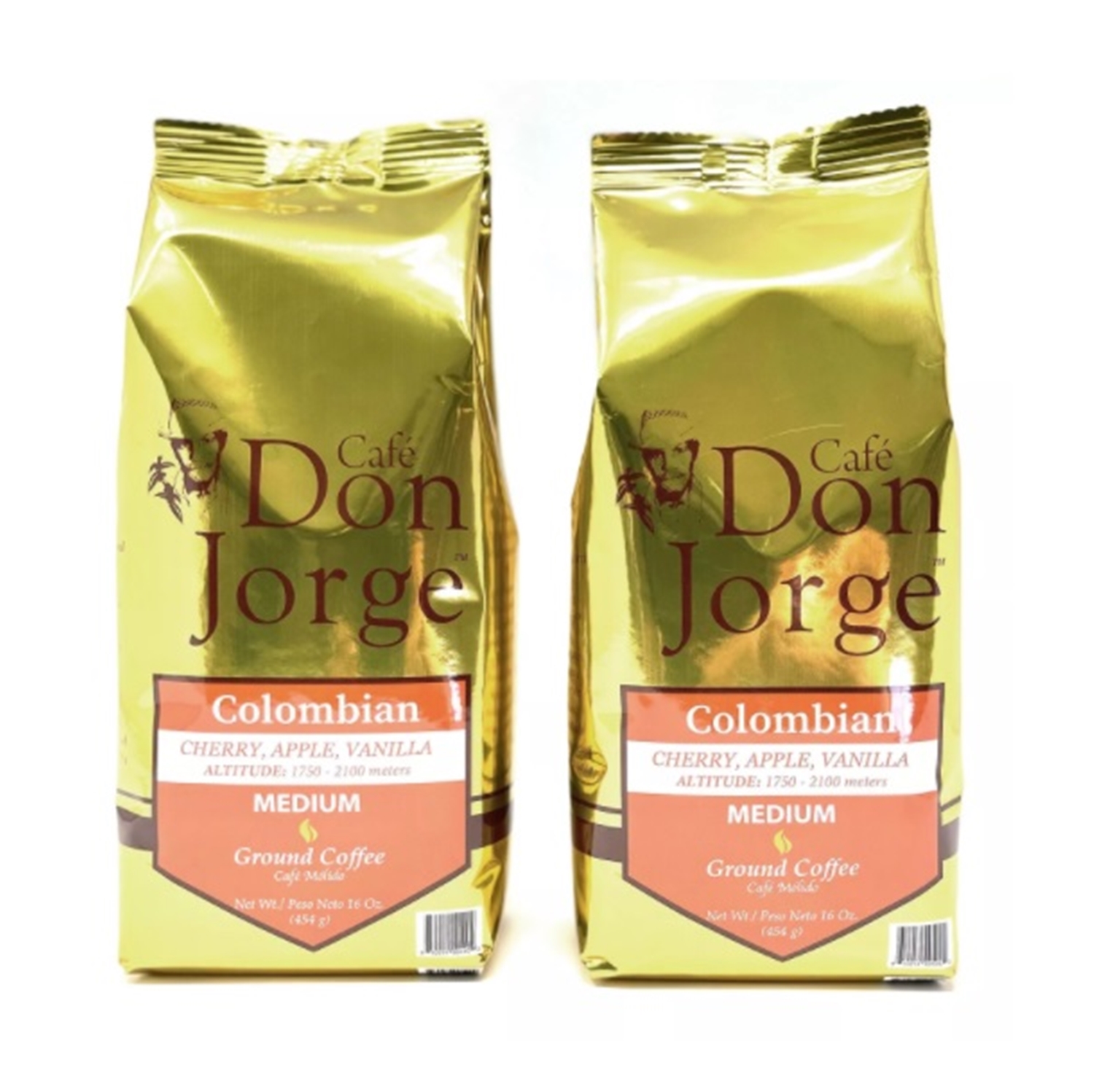 (image for) Cafe Don Jorge Medium Blend Ground Coffee Colombian (2 pk.)